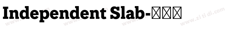 Independent Slab字体转换 Independent Slab字体转换